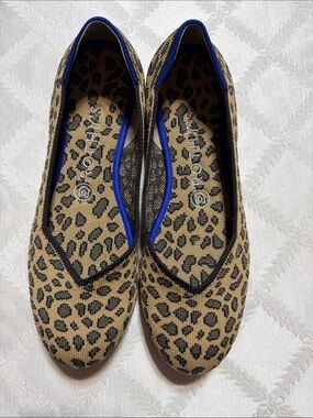 ROTHYS  SIZE 8 CHEETAH FLATS 🐆  Wow!